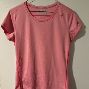 New Balance pink work-out shirt.  Size Small